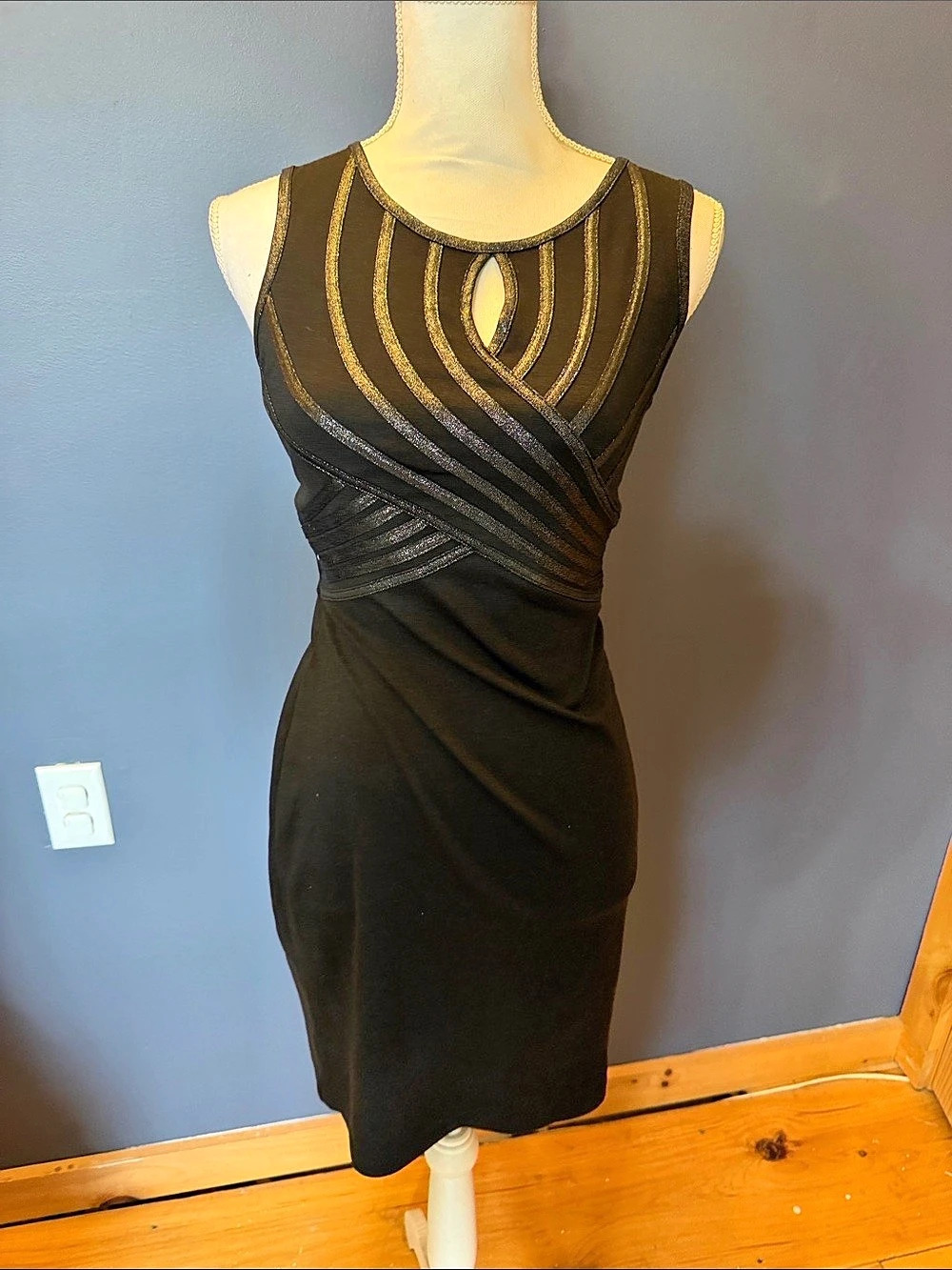 Studio Y Black Mini Dress Like New